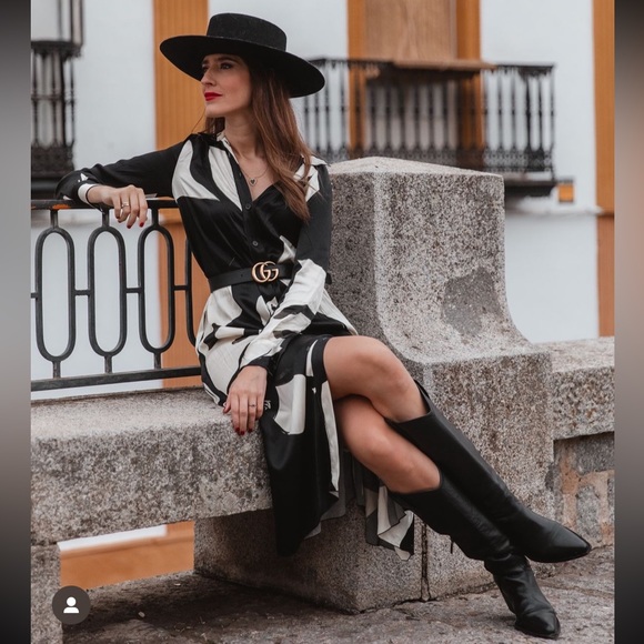 ZARA PRINTED SHIRT DRESS ZW COLLECTION - Picture 2 of 13